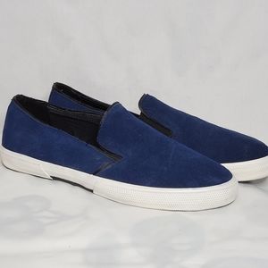 Womens Reaction Kenneth Cole Suede Leather Loafer Shoes Salt N Pep Size 9.5 M